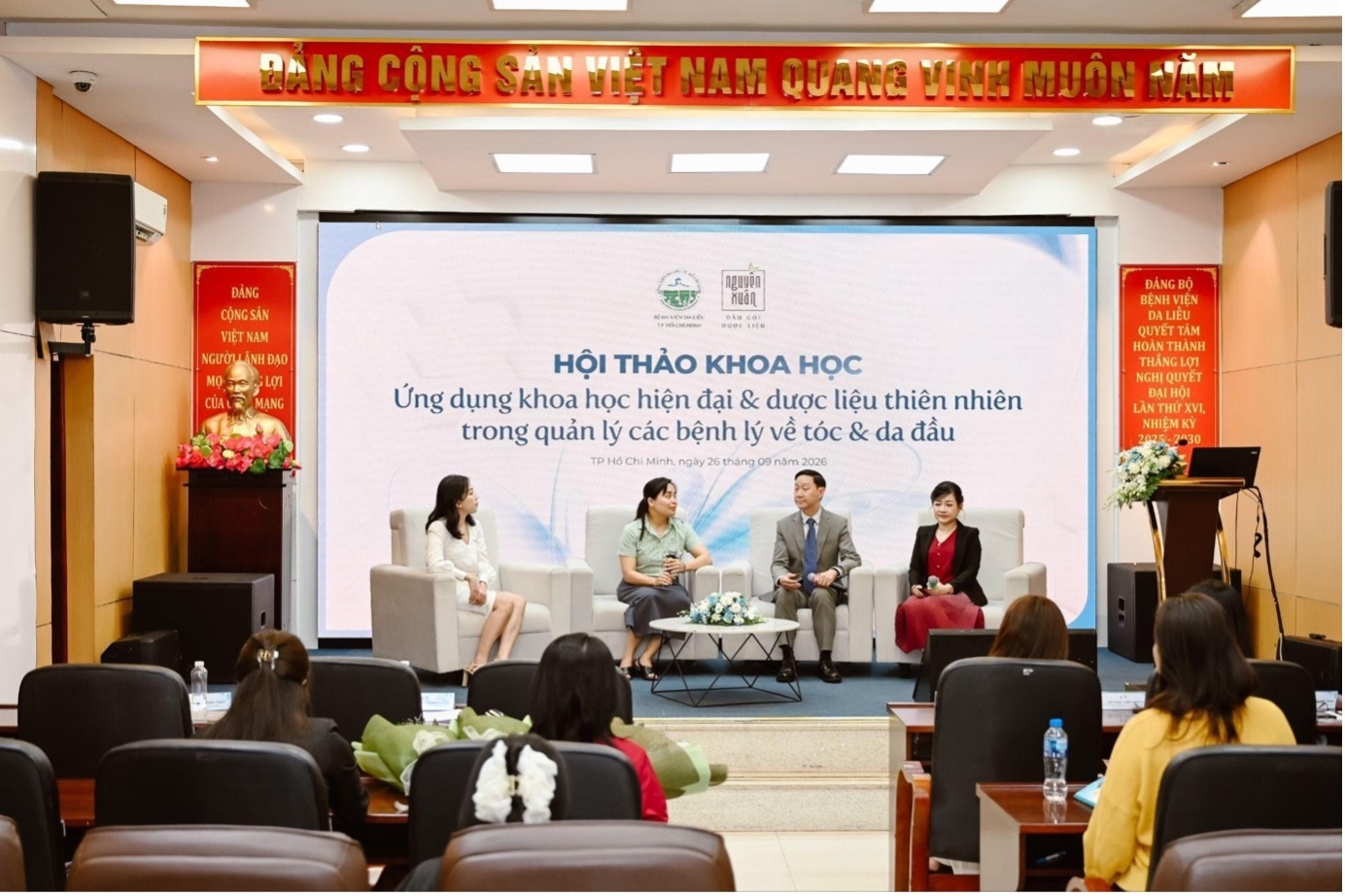 Nguyên Xuân phối hợp Bệnh viện Da liễu TPHCM tổ chức hội thảo chăm sóc tóc và da đầu