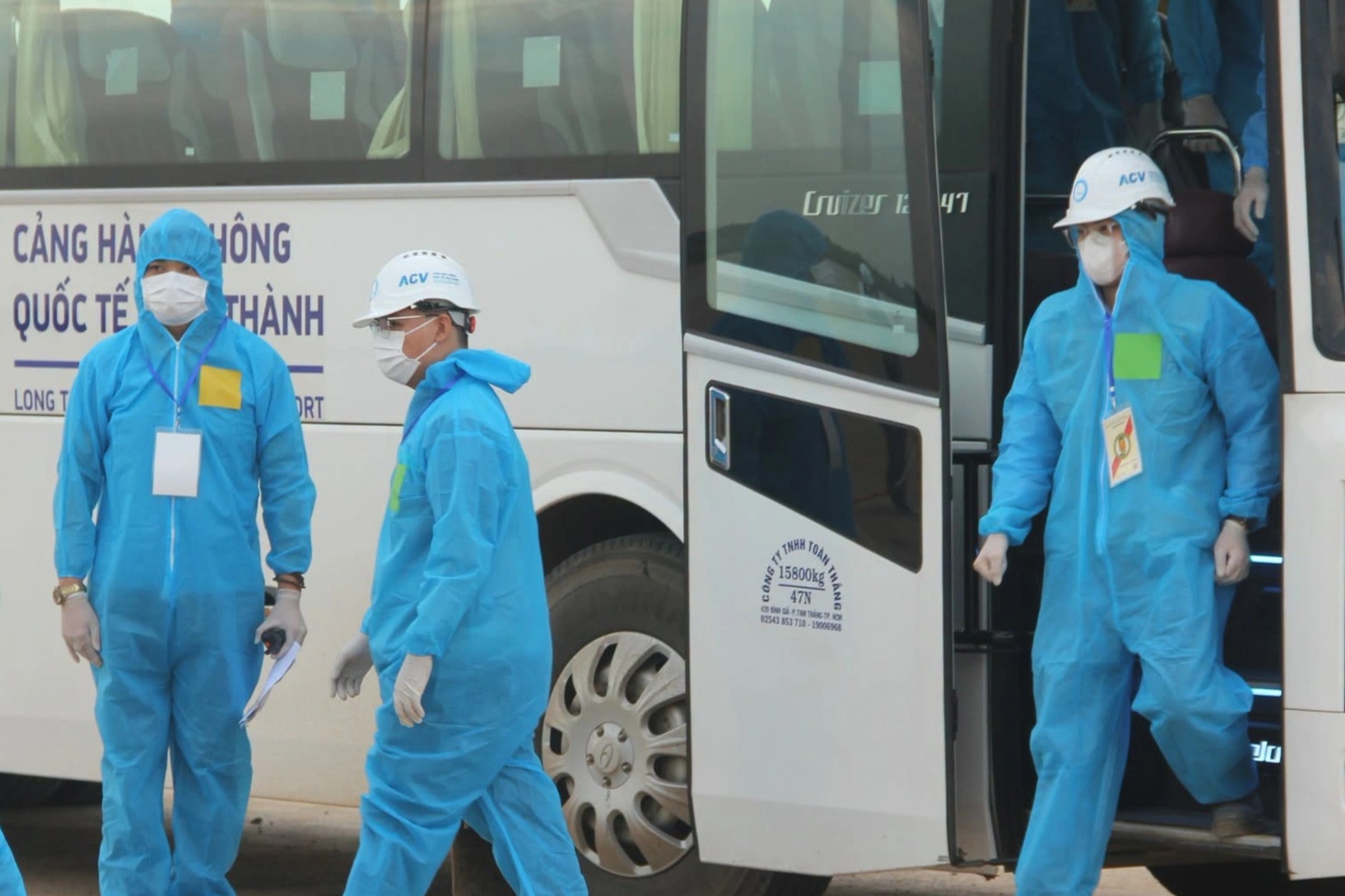 Sân bay Long Thành diễn tập xử lý tình huống dịch bệnh trên tàu bay