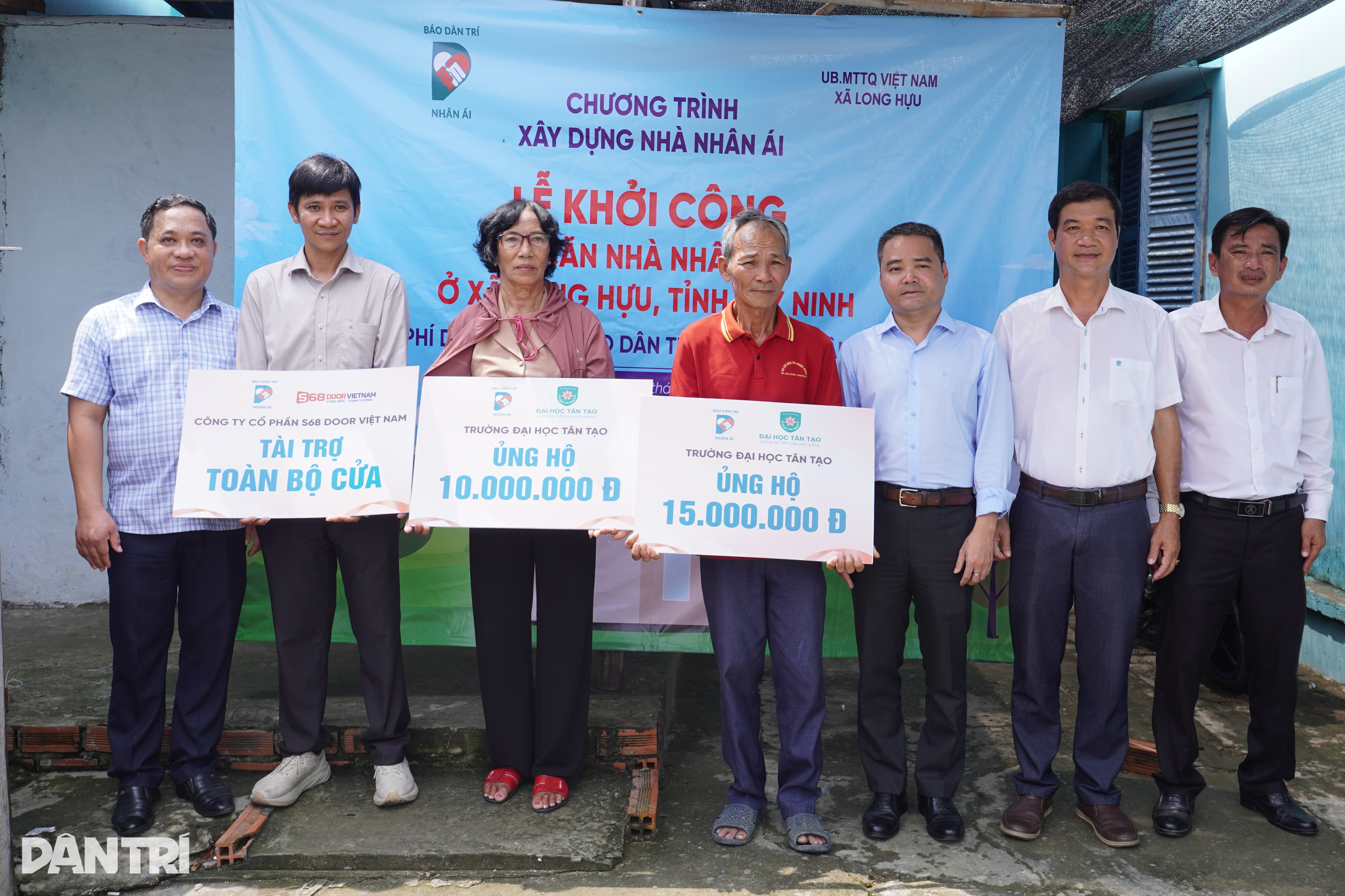 Dantri readers help two struggling families build new homes in Tay Ninh - 1