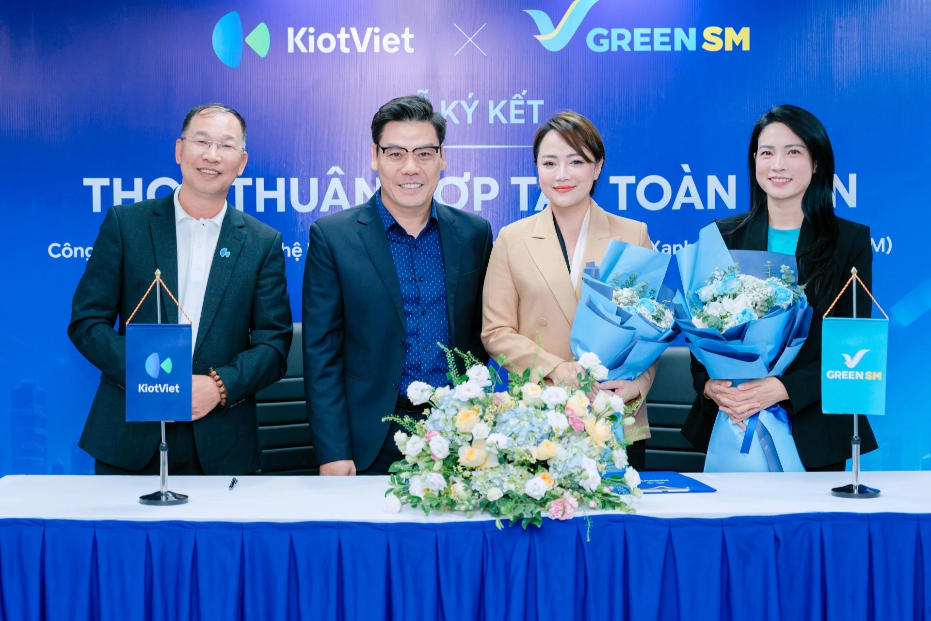 Green SM ký hợp tác với KiotViet, mở rộng hệ sinh thái kinh doanh và giao nhận xanh