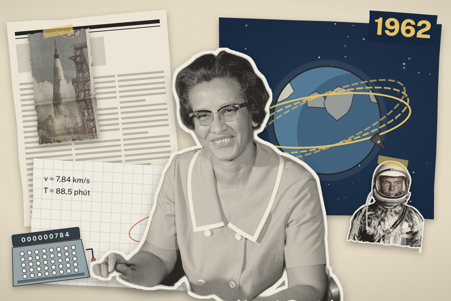Vì sao phi hành gia NASA muốn Katherine Johnson kiểm tra máy tính IBM?