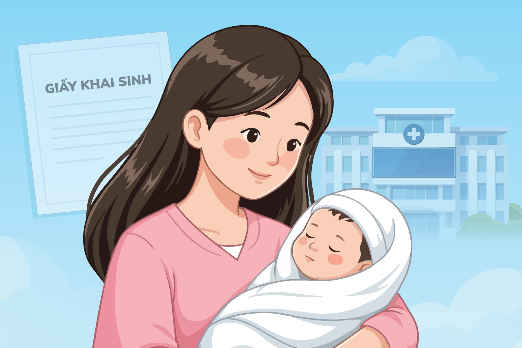 Quy trình làm giấy khai sinh cho trẻ ngay tại bệnh viện ở Hà Nội