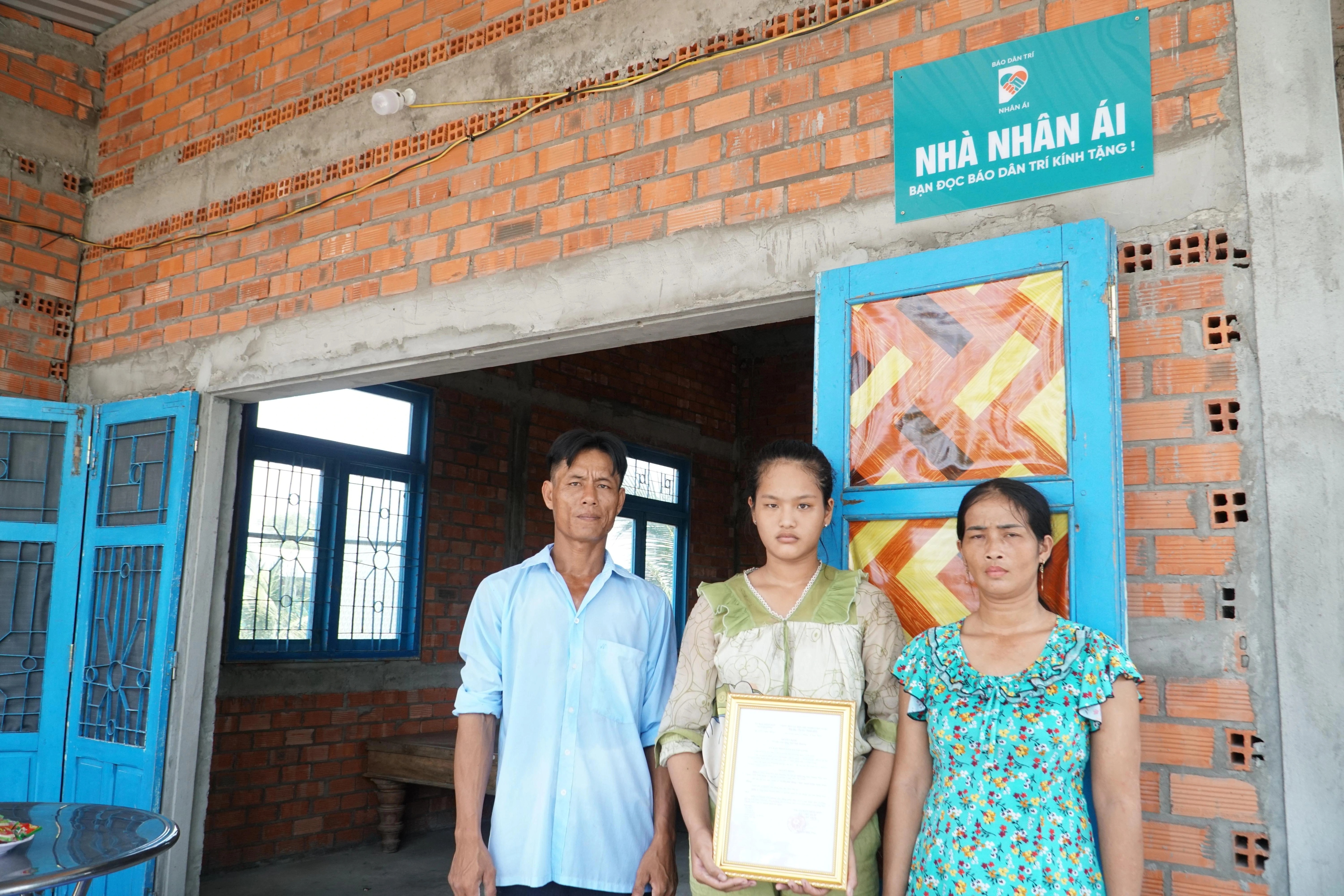 Khánh thành 3 nhà Nhân ái do bạn đọc Dân trí ủng hộ ở Tây Ninh