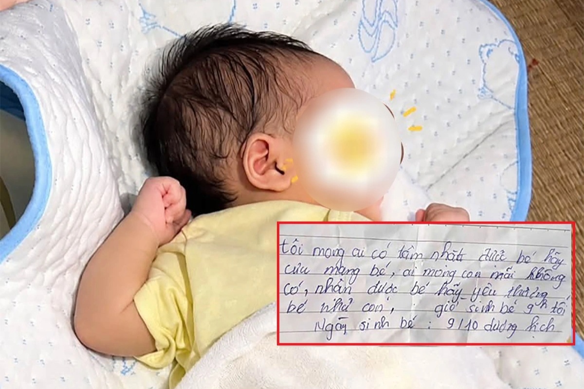 Bé gái bị bỏ rơi với lời gửi gắm "hãy yêu thương bé như con"