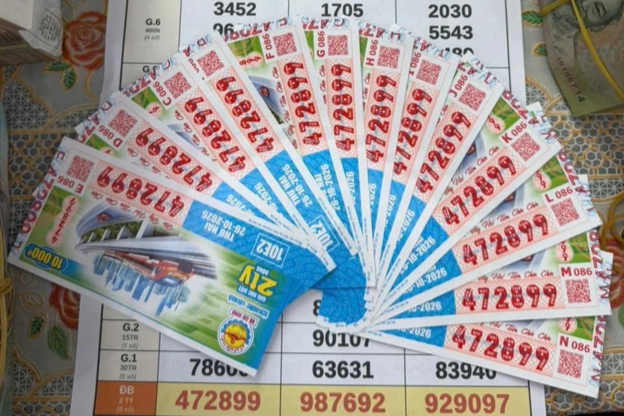 Nam công nhân ở Vĩnh Long trúng độc đắc 28 tỷ đồng