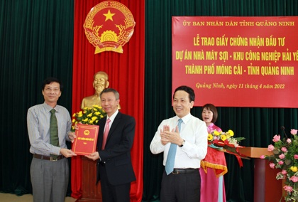 Ra mắt dự án nhà máy sợi thu hút 7.000 lao động tại Móng Cái