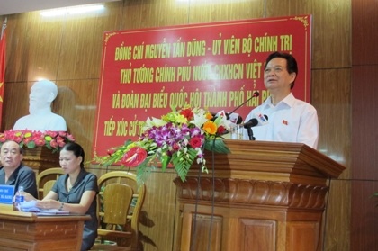 Thủ tướng giải đáp nhiều băn khoăn trong cuộc tiếp xúc cử tri