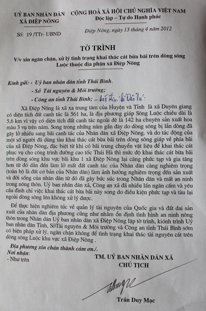 Nạn cát tặc “nuốt” đất canh tác của nông dân