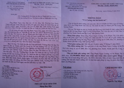  Phó chủ tịch tỉnh ra công văn yêu cầu hoàn thành việc thi hành án trước 15/7.