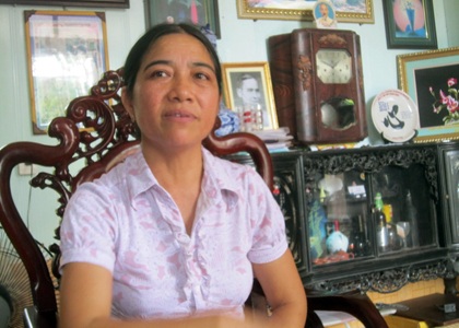 Đơn gửi đến Tòa soạn Báo Dân trí của bà Vũ Thị Hằng - Hiệu trưởng trưởng Tiểu học Quang Trung.