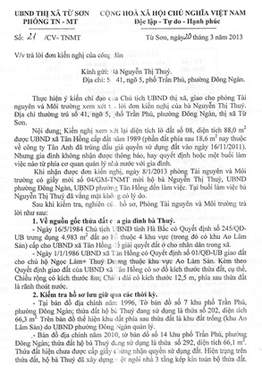 Tường bao phần đất của gia đình bà Thủy bị đập phá.
