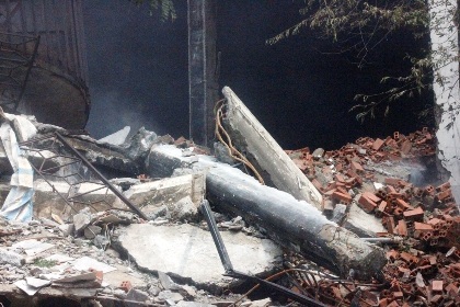 Hoả hoạn tiếp tục bùng phát tại Trung tâm thương mại.