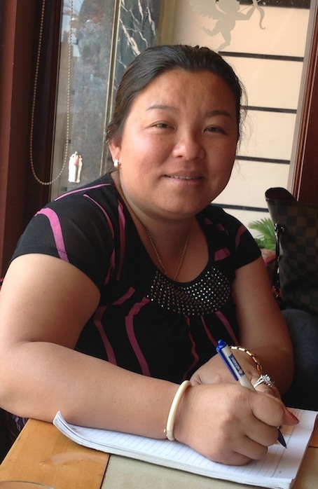 Bà Giáp Thị Huy Phương cho biết bà đã 