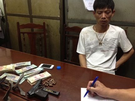 Đối tượng Phạm Khắc Tú tại cơ quan điều tra