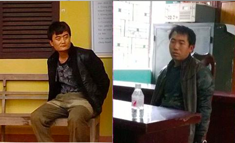 2 hung thủ Trung Quốc giết hại cháu bé không phải vì đòi nợ - 1 Hai nghi phạm người Trung Quốc bị bắt giữ tại Cơ quan điều tra