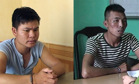 Hai đối tượng giật hoa tai phụ nữ bị bắt giữ tại CQĐT.