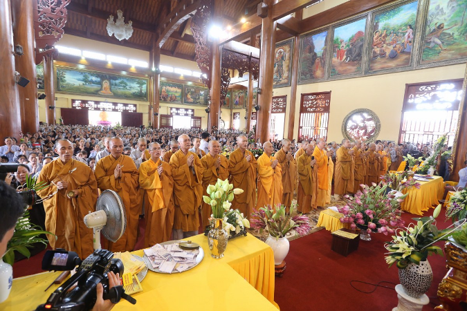 Toàn cảnh đại lễ cầu siêu quy mô lớn