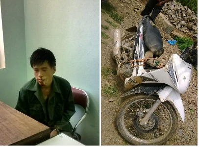 Vượt hàng trăm cây số lên phố núi hành nghề “chôm chỉa” - 2 Đối tượng Tính cùng chiếc xe gây án