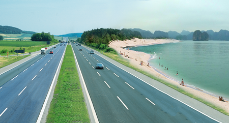 Đồ họa tuyến cao tốc Hạ Long - Hải Phòng