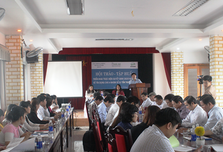 Giai đoạn thí điểm 2014-2016 đã phê duyệt được 15 tỉnh thành tham gia chương trình.