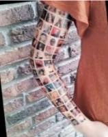 Chuyện xăm 150 ảnh bạn Facebook trên cánh tay... là giả tạo - 1