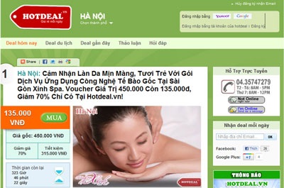 Khuyến mãi online hút dân công sở Hà Nội  - 1