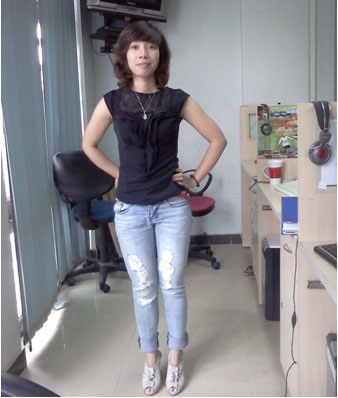 Online săn jean rách, làm rách jean - 1