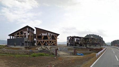 Đường phố Nhật trước và sau thảm họa qua Google Street View - 11