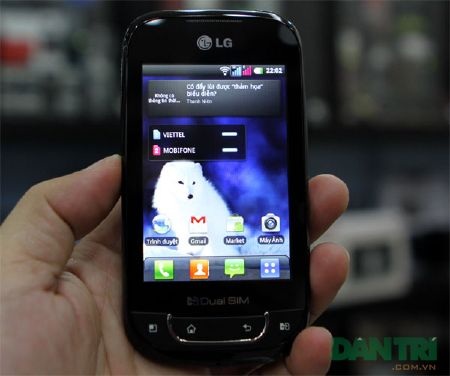 Hình ảnh giao diện của LG Optimus Net Dual - 2