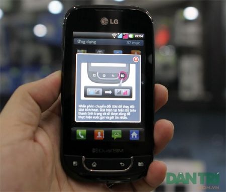 Hình ảnh giao diện của LG Optimus Net Dual - 6