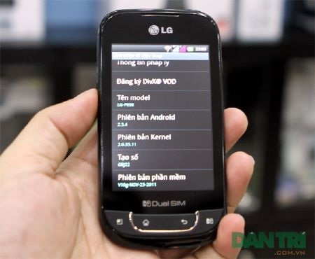 Hình ảnh giao diện của LG Optimus Net Dual - 7