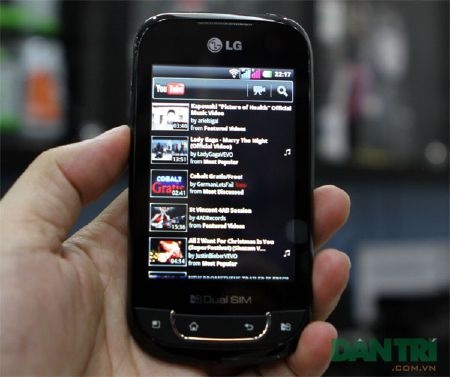 Hình ảnh giao diện của LG Optimus Net Dual - 10