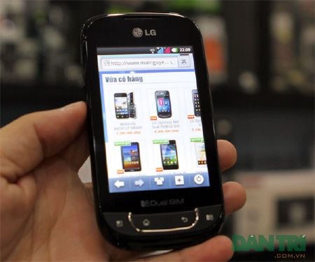 Hình ảnh giao diện của LG Optimus Net Dual - 12