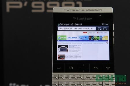 “Siêu điện thoại” BlackBerry Porsche Design P'9981 giá 50 triệu - 14