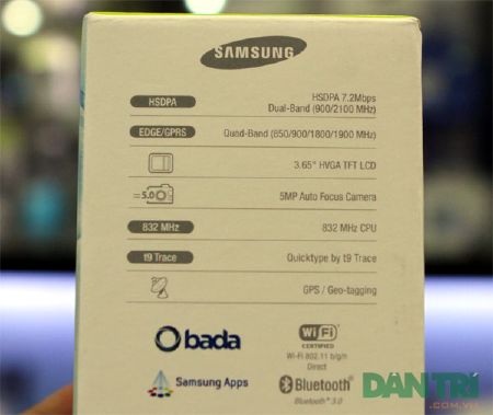 Đập hộp Samsung Wave M chạy Bada 2.0 đầu tiên - 2