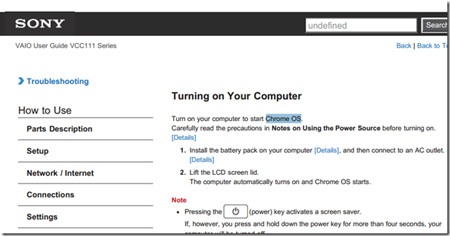 Lộ hình ảnh Chrome book VAIO của Sony