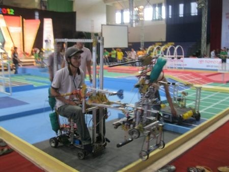 Vòng khởi tranh Robocon 2012 đã sẵn sàng