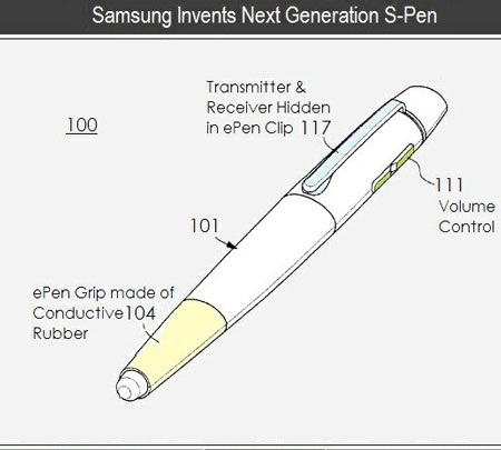 Phác thảo bị rò rỉ này là S-Pen của Note II?
