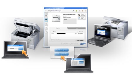 Cận cảnh bộ đôi máy in chuyên nghiệp của Samsung - 3 Model máy in 4 trong 1 SCX-3406FW