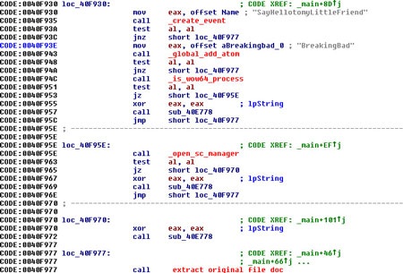 Mẫu phân tích mã Virus.Win32.XdocCrypt.1.