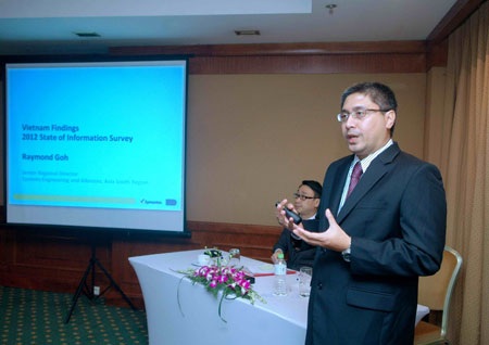 Doanh nghiệp Việt “hớ hênh” với dữ liệu mật - 1 Ông Raymond Goh chia sẻ về khảo sát mới nhất tại Việt Nam.