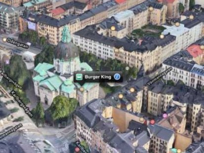 Đến lượt tạp chí danh tiếng “đả kích” Apple Maps - 1 Ứng dụng bản đồ của Apple khiến thế giới trở nên méo mó.