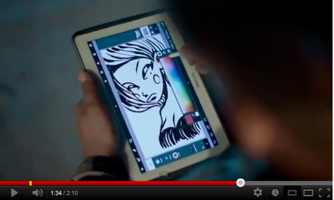 Tác phẩm của anh được trình diễn trong sự thán phục của bạn
bè và người xem.