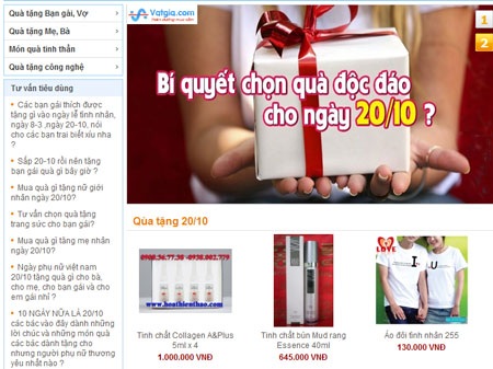 Rất nhiều trao đổi và tư vấn tặng quà 20-10 nhằm thể hiện tình cảm với phái đẹp