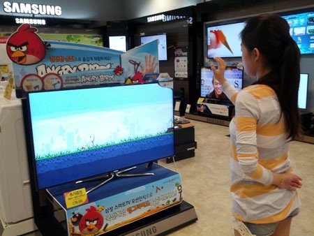 Chơi Angry Birds bằng tay trên Smart TV của Samsung - 2 Chơi Angry Birds bằng tay trên Smart TV của Samsung