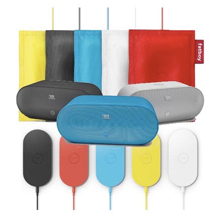 Bộ phụ kiện sạc không dây đầy màu sắc và loa JBL