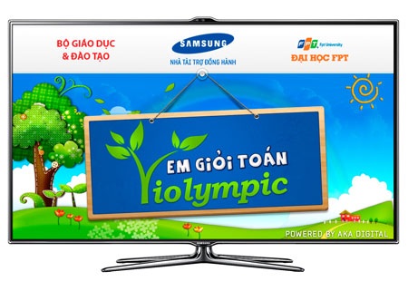“Thử thách Toán học” với ViOlympic trên Smart TV - 1 “Thử thách Toán học” với ViOlympic trên Smart TV