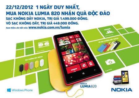Nokia bán Lumia 820 với ưu đãi lên hơn 30 triệu đồng - 1 Nokia bán Lumia 820 với ưu đãi lên hơn 30 triệu đồng