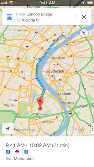 Google Maps chính thức quay trở lại với iPhone - 4 Khôi Linh