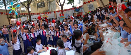 Luyện cho con một lối sống xanh - 3 Cùng xem những đồ vật dễ thương các em tao ra từ chai nhựa
và giấy cạc tông cũ.